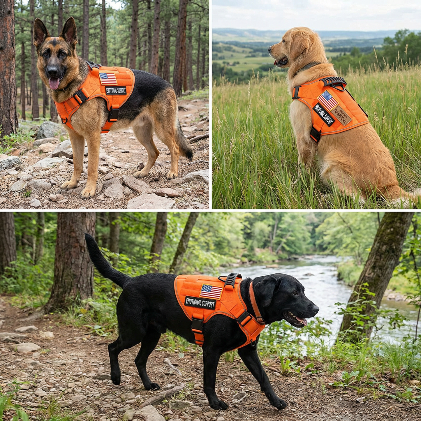 🐾 MYKONN™ TitanGuard Tactical Dog Harness