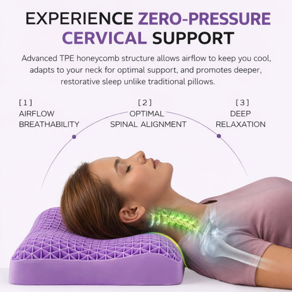 Breathable Air-Layer TPE Neck Pillow